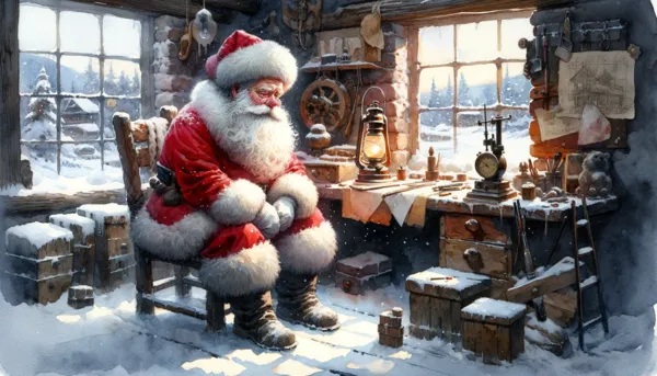 Ilustración de «El Último Regalo de Santa»