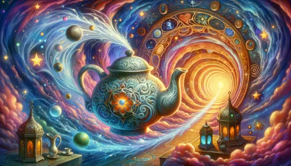 Ilustración de «El Tesoro Cósmico De La Abuela Extraterrestre: El Ático De Los Secretos»