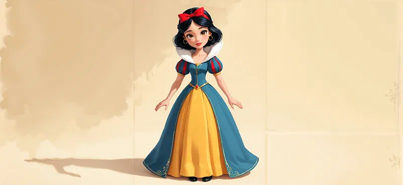 Ilustración de «Blancanieves y los Siete Enanitos»