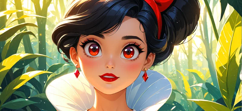 Ilustración de «Blancanieves y los Siete Enanitos»