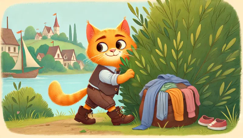Ilustración de «El Gato con Botas»