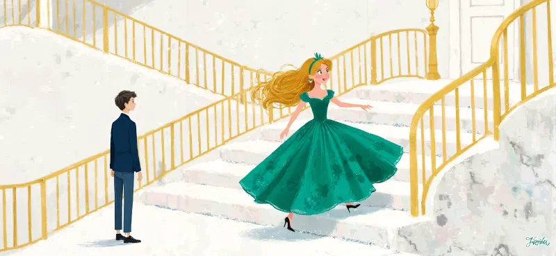 Ilustración de «Cenicienta y la Fiesta Primaveral»