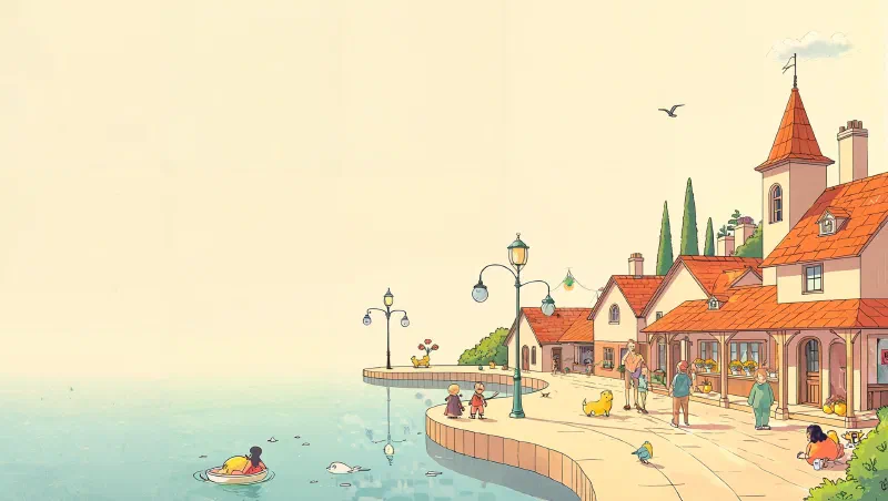 Ilustración de «Chispa y la Búsqueda del Pastel Redondo»