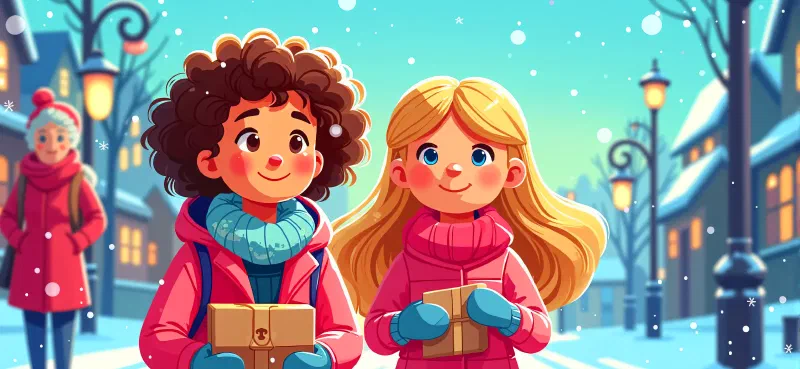 Ilustración de «El Amigo Invisible De Navidad»