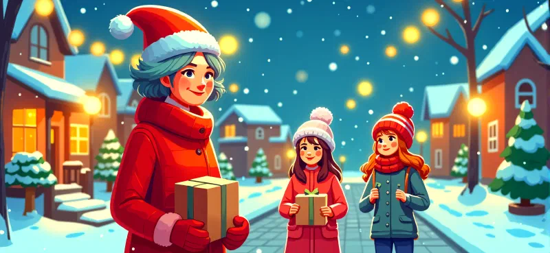 Ilustración de «El Amigo Invisible De Navidad»