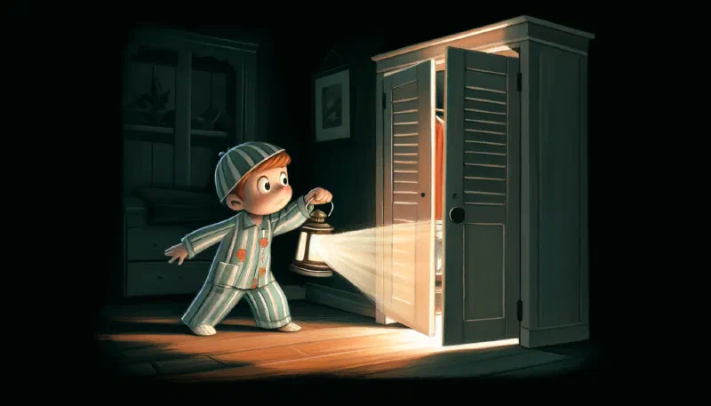Ilustración de «El Monstruo De Las Emociones: Encuentro en la Oscuridad»