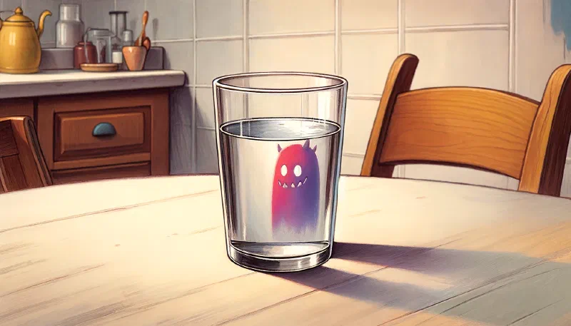 Ilustración de «El Monstruo De Las Emociones: Encuentro en la Oscuridad»
