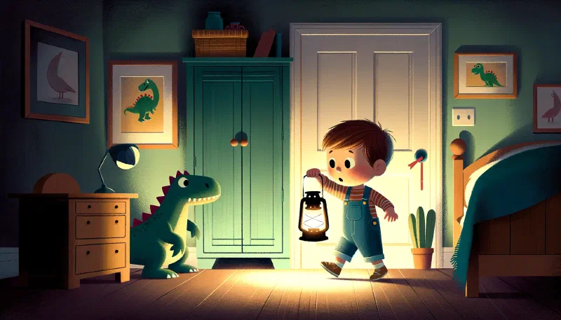 Ilustración de «El Monstruo De Las Emociones: Encuentro en la Oscuridad»