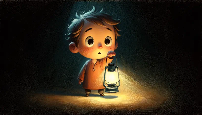 Ilustración de «El Monstruo De Las Emociones: Encuentro en la Oscuridad»