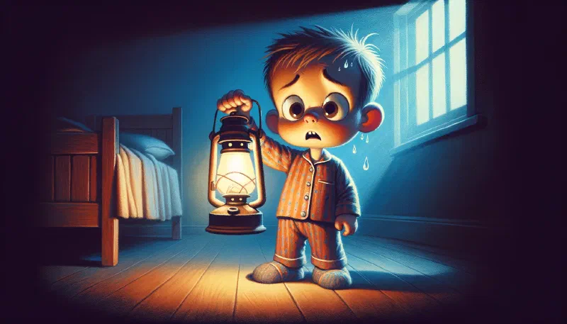 Ilustración de «El Monstruo De Las Emociones: Encuentro en la Oscuridad»