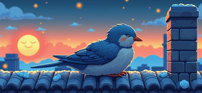 Ilustración de «El Príncipe Feliz y la Golondrina Valiente»
