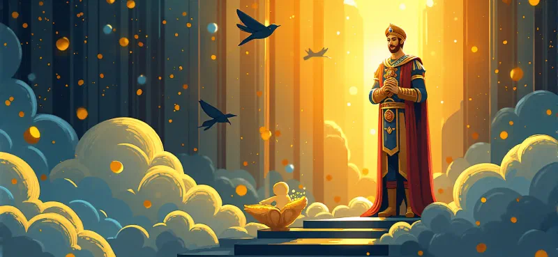 Ilustración de «El Príncipe Feliz y la Golondrina Valiente»