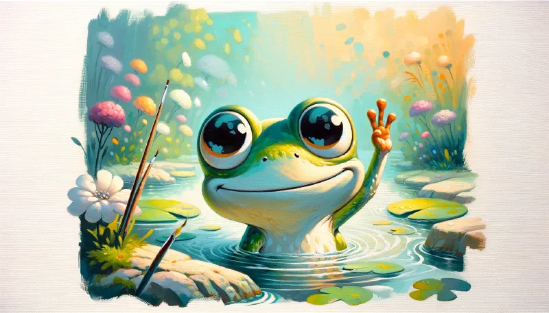 Ilustración de «El Príncipe Rana»