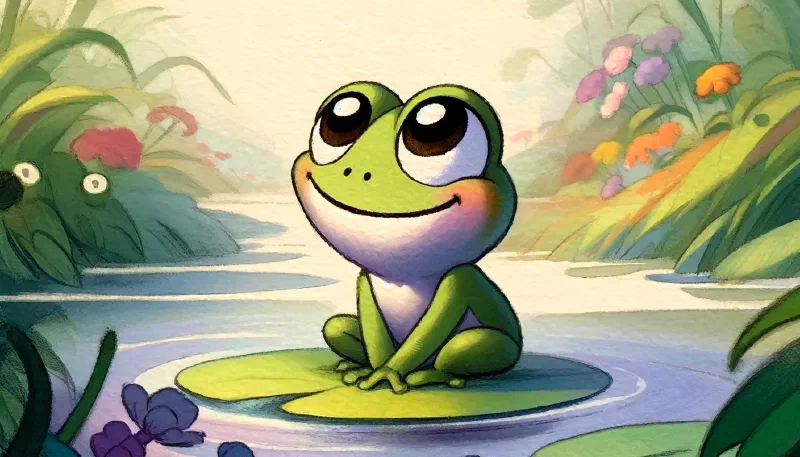 Ilustración de «El Príncipe Rana»