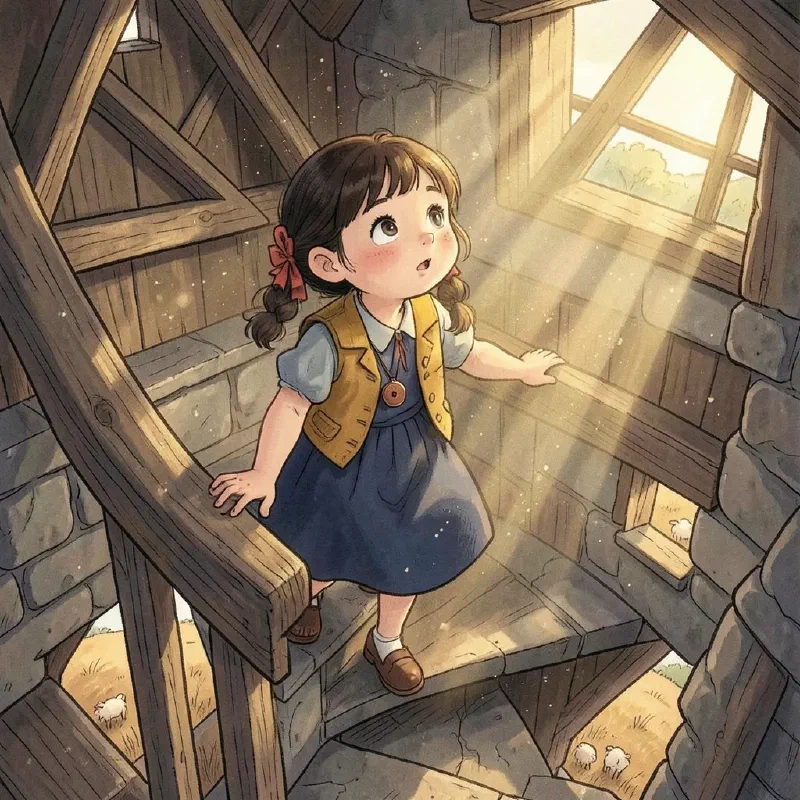 Ilustración de «Vera y la costurera de nubes»