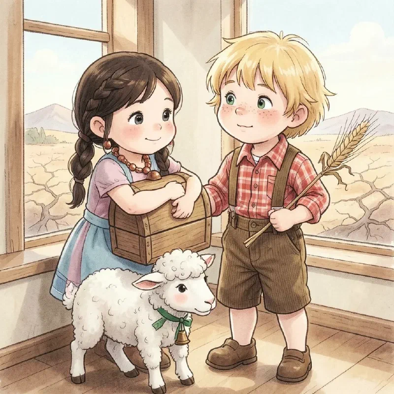 Ilustración de «Vera y la costurera de nubes»