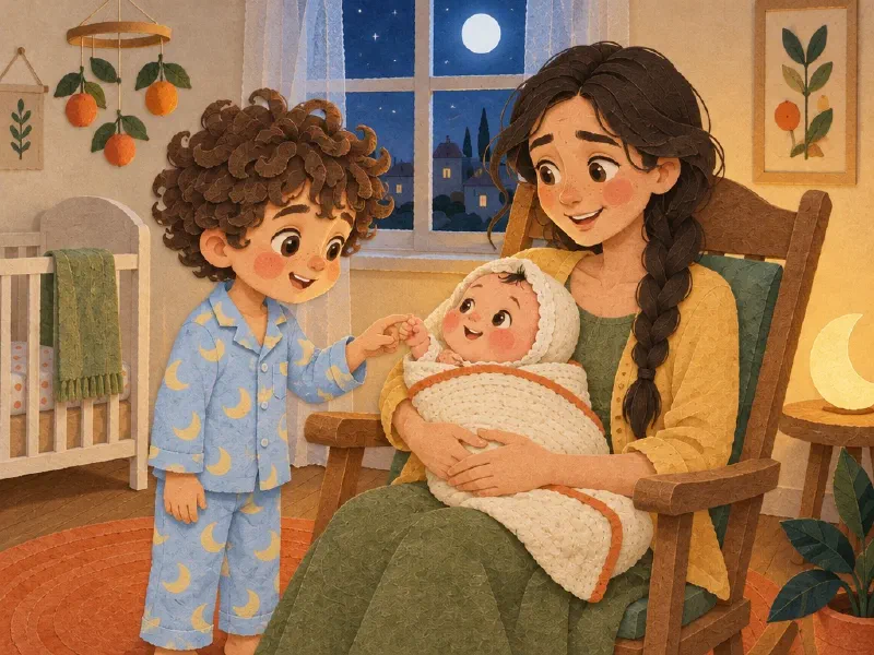 Ilustración de «Pau y la canción de la naranja»
